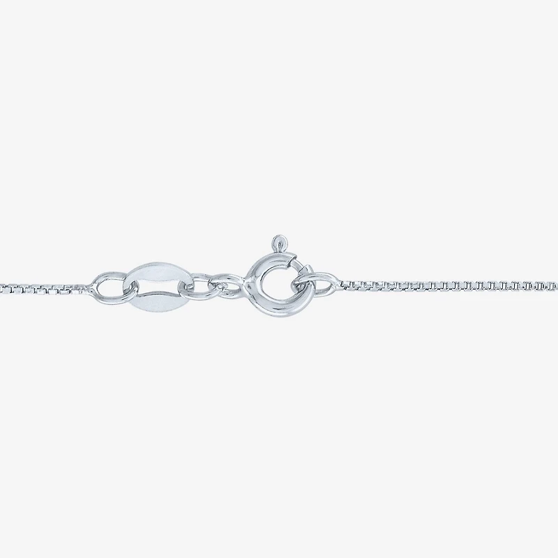 Gemstone & Lab-Created White Sapphire Sterling Silver Halo Pendant Necklace