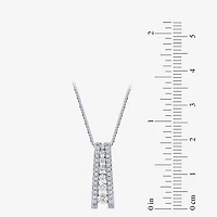 (G / Si2) Womens 1/2 CT. T.W. Lab Grown White Diamond 14K Gold 18 Inch Pendant Necklace