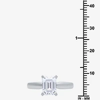 2 CT. Lab-Grown (I / SI2) Diamond Emerald-cut Solitaire Engagement Ring 14K Gold