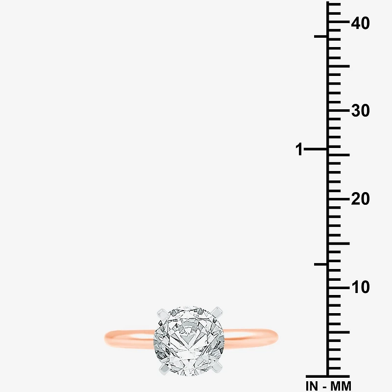 2 CT. Round Lab-Grown (G / SI2) Diamond Solitaire Engagement Ring 14K Gold