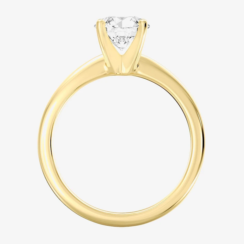 1 1/4 CT. Lab-Grown (G / SI2) Diamond Round Solitaire Engagement Ring 14k Gold