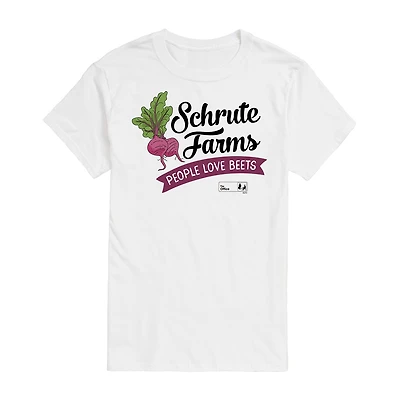 Mens Short Sleeve Schrute Farms Graphic T-Shirt