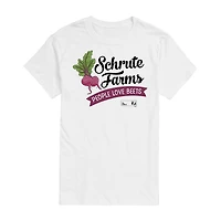 Mens Short Sleeve Schrute Farms Graphic T-Shirt