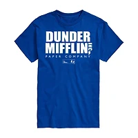 Mens Short Sleeve Dunder Mifflin Graphic T-Shirt