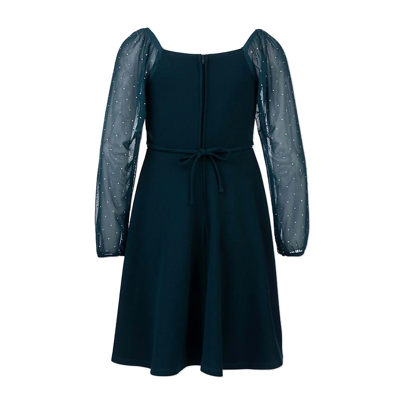 Speechless Big Kid Girls Long Sleeve Skater Dress