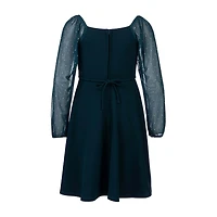 Speechless Big Kid Girls Long Sleeve Skater Dress