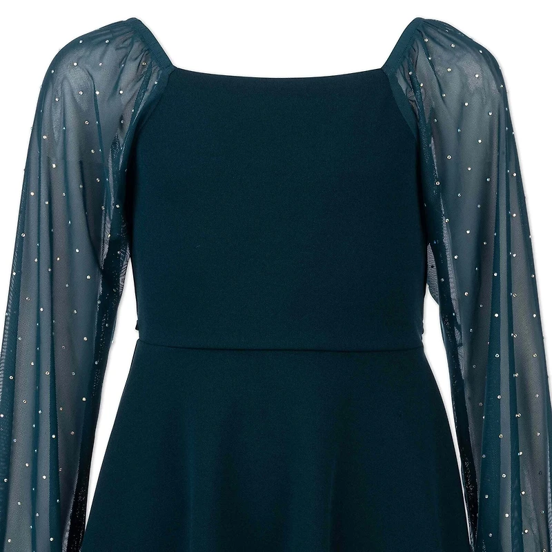 Speechless Big Kid Girls Long Sleeve Skater Dress