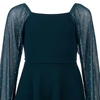 Speechless Big Kid Girls Long Sleeve Skater Dress
