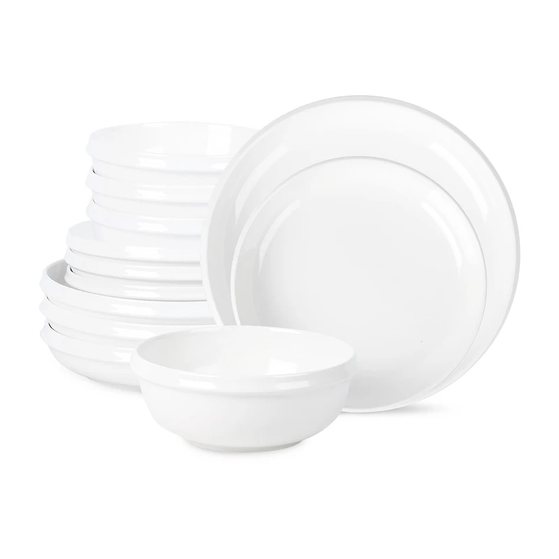 Stone + Lain Verso 4-pc. Porcelain Dinnerware Set