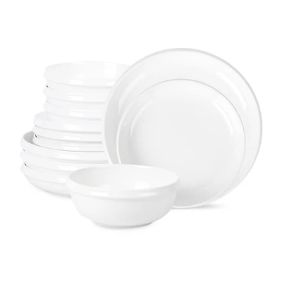 Stone + Lain Verso 4-pc. Porcelain Dinnerware Set