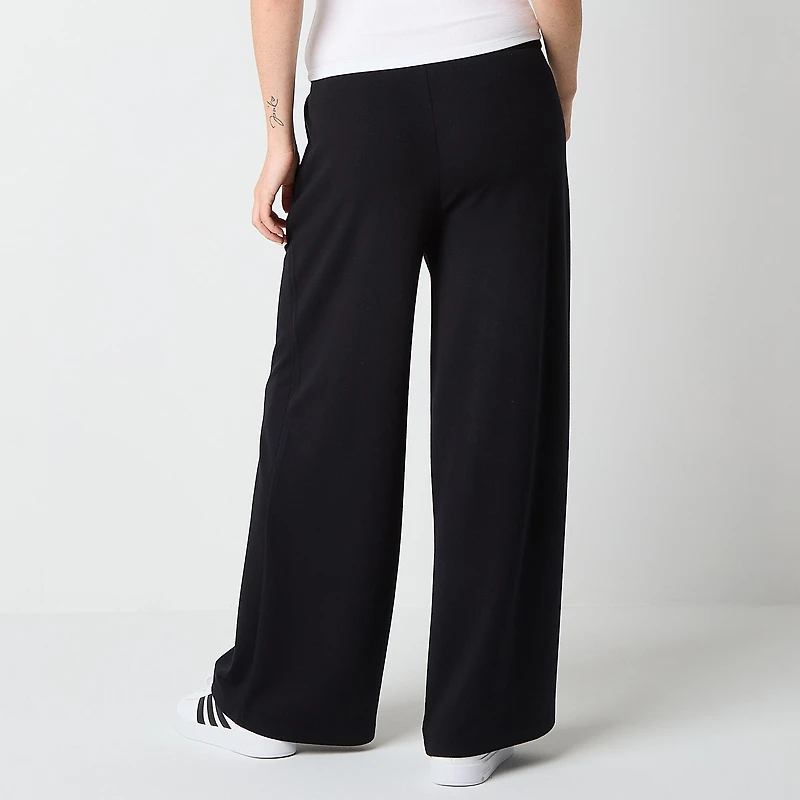 Arizona Womens Juniors Wide Leg Pull-On Pant