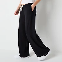 Arizona Womens Juniors Wide Leg Pull-On Pant
