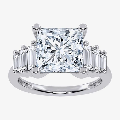 Signature By Modern Bride (G-H, Vs2-Si1) Womens 3 5/8 Ct. T.W. Lab Grown White Diamond 14K Gold Side Stone Engagement Ring