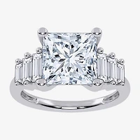 Signature By Modern Bride (G-H, Vs2-Si1) Womens 3 5/8 Ct. T.W. Lab Grown White Diamond 14K Gold Side Stone Engagement Ring