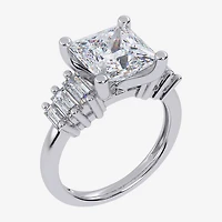 Signature By Modern Bride (G-H, Vs2-Si1) Womens 3 5/8 Ct. T.W. Lab Grown White Diamond 14K Gold Side Stone Engagement Ring