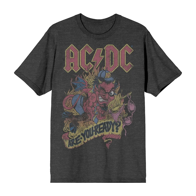 Mens Short Sleeve AC/DC Graphic T-Shirt