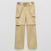 Thereabouts Loose Fit Zip Off Little & Big Kid Boys Straight Husky Cargo Pant
