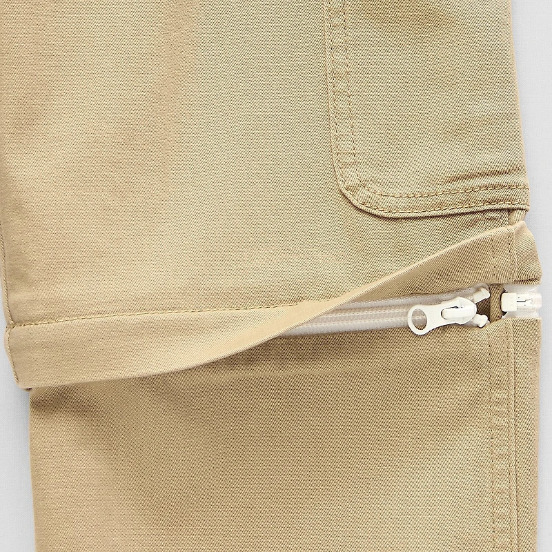 Thereabouts Loose Fit Zip Off Little & Big Kid Boys Straight Husky Cargo Pant