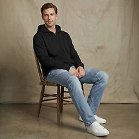 Royal Threads Mens Easy-on + Easy-off Long Sleeve Hoodie