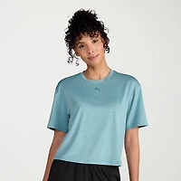 PUMA Womens Crew Neck Short Sleeve Active T-Shirt