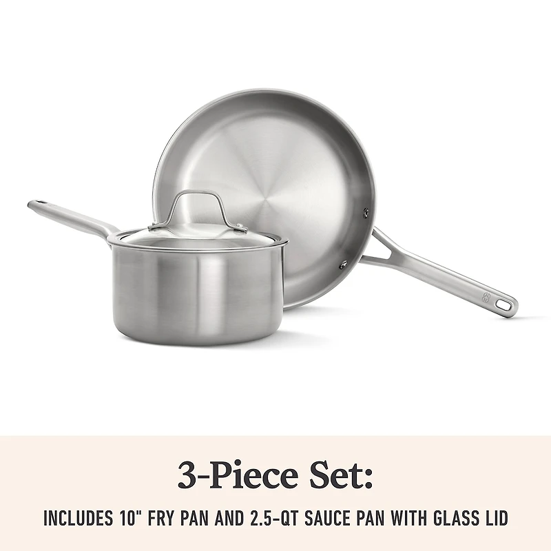 Calphalon Stainless Steel 3-pc. Cookware Set