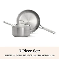 Calphalon Stainless Steel 3-pc. Cookware Set