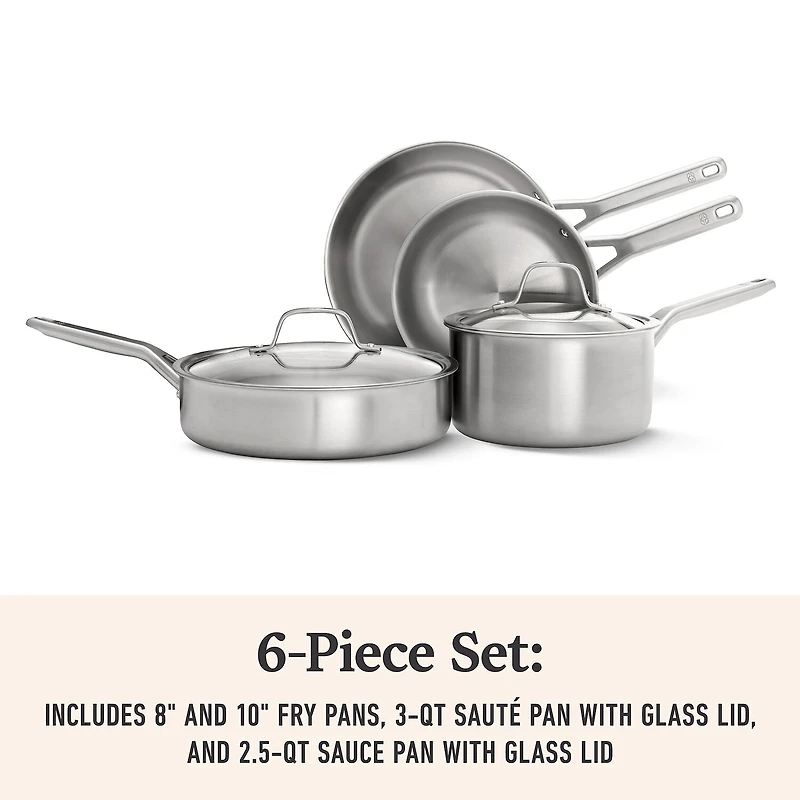 Calphalon Stainless Steel 6-pc. Cookware Set