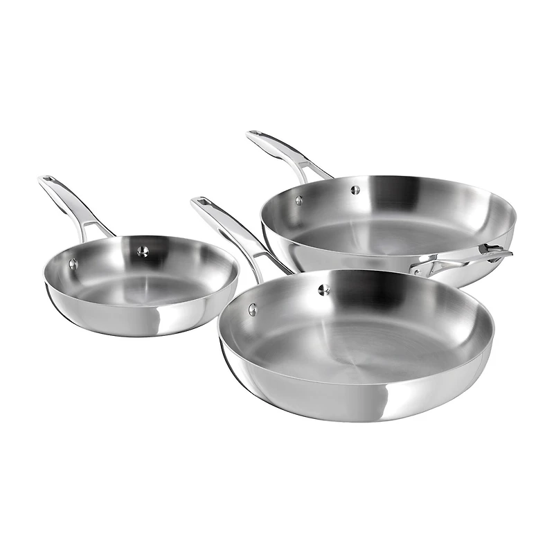 Calphalon Premier Stainless Steel 3-pc. Frying Pan Set