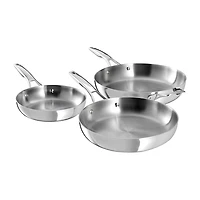 Calphalon Premier Stainless Steel 3-pc. Frying Pan Set
