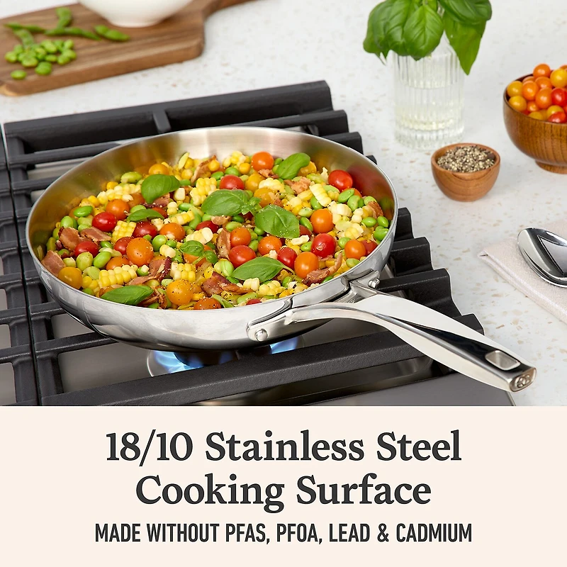 Calphalon Premier Stainless Steel 10" Frying Pan
