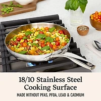 Calphalon Premier Stainless Steel 10" Frying Pan