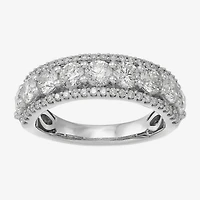 Limited Quantities! Womens 6.5MM 2 CT. T.W. Lab Grown White Diamond 14K Gold Band