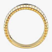 Limited Quantities! Mens 1/4 CT. T.W. Natural Black Diamond 10K Two Tone Gold Fashion Ring