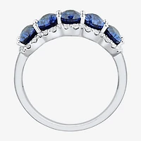 Limited Quantities! Womens 9M 1/3 CT. T.W. Lab Created Blue Sapphire 14K Gold Band