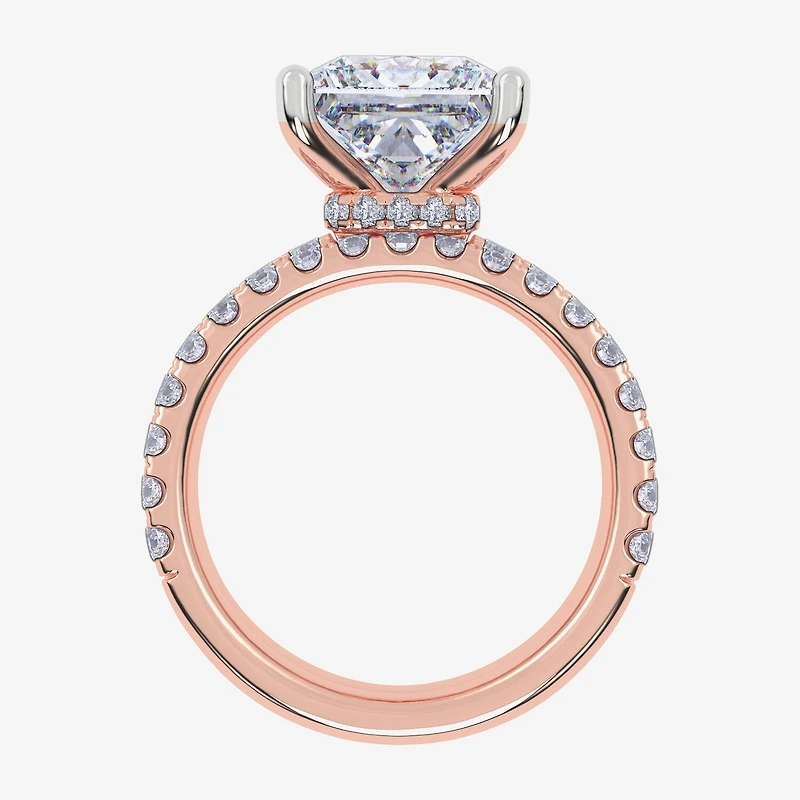 Signature By Modern Bride (G / Vs2-Si1) Womens 4 CT. T.W. Lab Grown White Diamond 14K Gold Side Stone Bridal Set
