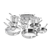 Calphalon Premier Stainless Steel 16-pc. Cookware Set