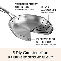 Calphalon Premier Stainless Steel 16-pc. Cookware Set