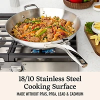 Calphalon Premier Stainless Steel 13" Wok