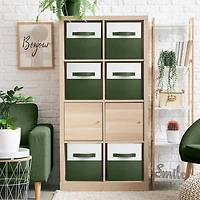 Sorbus 11" Foldable Fabric Storage Cube