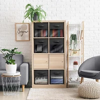 Sorbus 11" Window Foldable Fabric Storage Cube