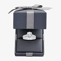 (H-I / SI1-SI2) Signature By Modern Bride Womens 2 1/2 CT. TW. Lab Grown White Diamond 14K Gold Round Bridal Set