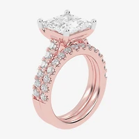 (G-H / Vs2-Si1) Womens 5 CT. T.W. Lab Grown White Diamond 14K Gold Bridal Set