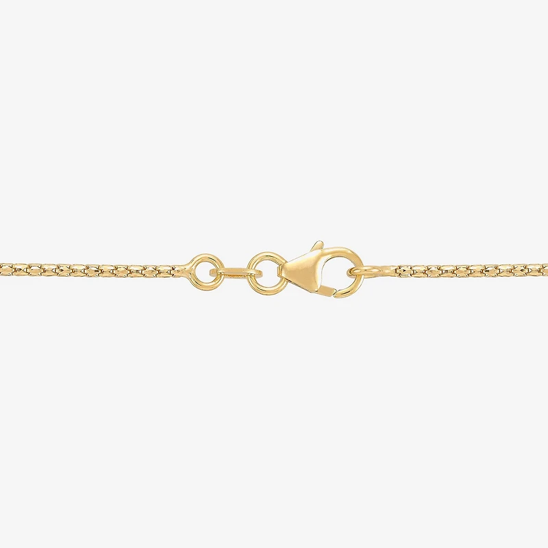 Made in Italy Womens 10K Gold 18 Inch Chain Necklace