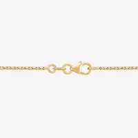 Made in Italy Womens 10K Gold 18 Inch Chain Necklace