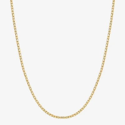 Made in Italy Womens 10K Gold 18 Inch Chain Necklace