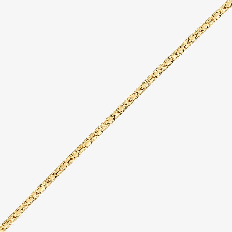 Made in Italy Womens 10K Gold 18 Inch Chain Necklace