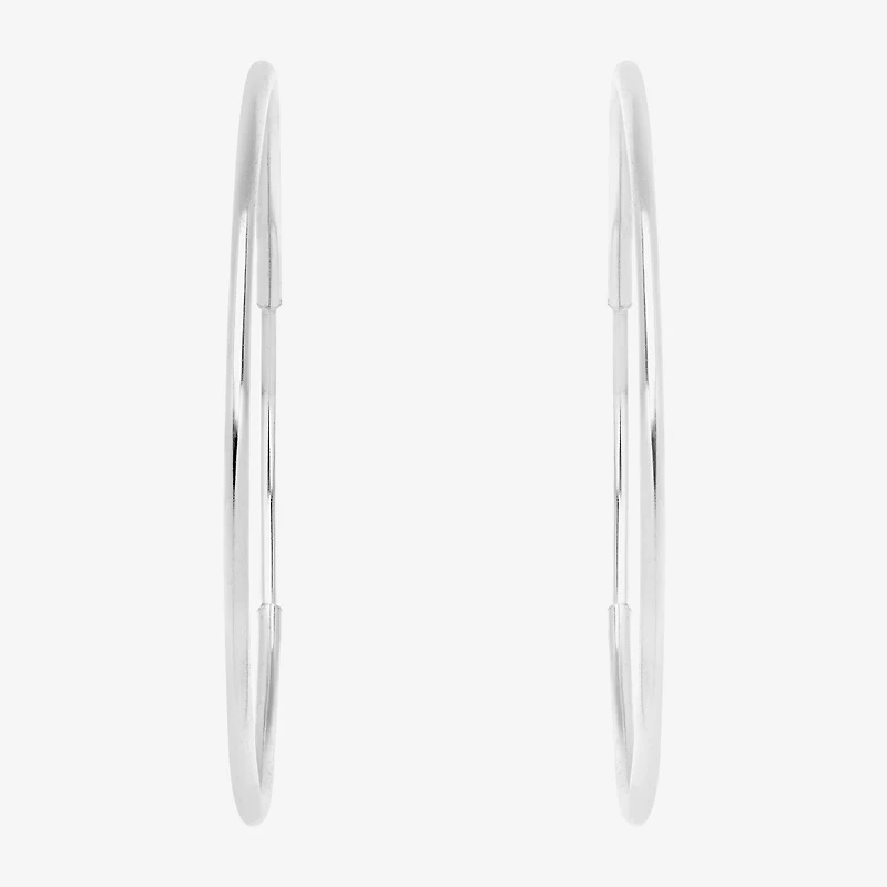 Womens 14K Gold 16mm Hoop Earrings