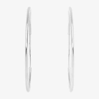 Womens 14K Gold 16mm Hoop Earrings