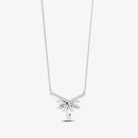 Enchanted Disney Fine Jewelry Womens 1/10 CT. T.W. Natural White Diamond Sterling Silver 18 Inch Pendant Necklace