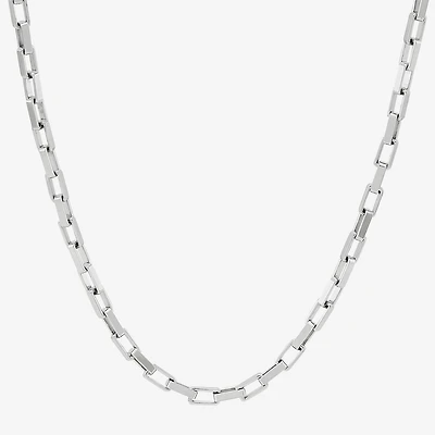 Limited Quantities! Womens Sterling Silver 22 Inch Box Chain Necklace